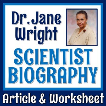 Preview of Black History Month African American Scientist Biography Article and Worksheet