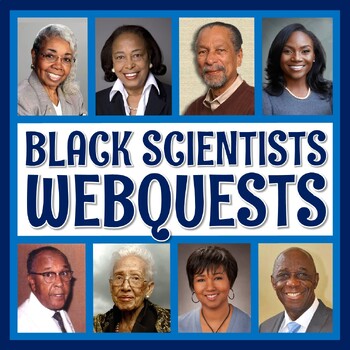 Preview of African American Black Scientists Activity WEBQUESTS Worksheet