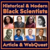Black History Month African American Scientists Reading Wo
