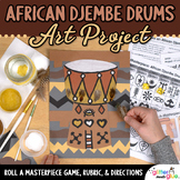 Black History Month Art Project: African Djembe Drum, Exit