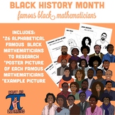 Black History Month- Alphabet Famous Black Mathematicians