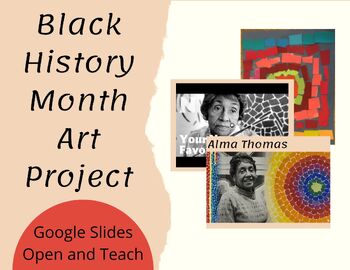 Preview of Black History Month  - Art Project 