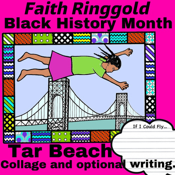 Preview of Black History Month Art Project: Inspired by Artist Faith Ringgold: Tar Beach