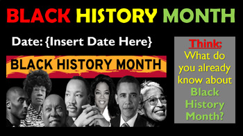 Preview of Black History Month Assembly!