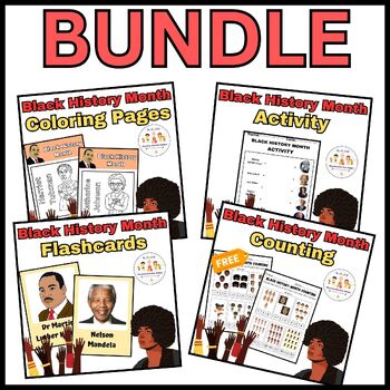 Preview of Amazing Activities Worksheets BUNDLE  Black History Month