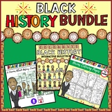 Black History Month BUNDLE: Bulletin Board, Coloring Pages