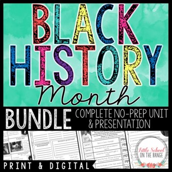Preview of Black History Month BUNDLE | Print and Digital