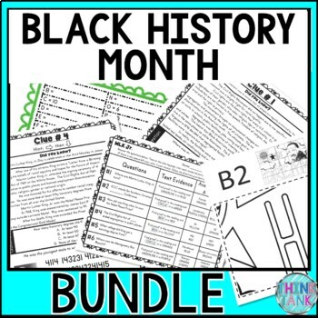 Preview of Black History Month BUNDLE - Reading Passages - King, Parks, Civil Rights