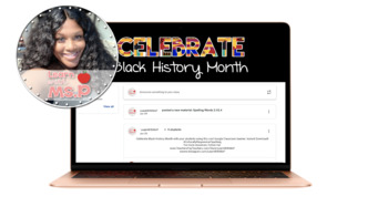 Preview of Black History Month Banner Google Classroom Header | Distance Learning