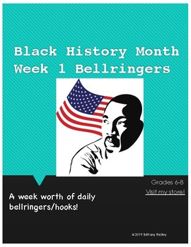 Preview of Black History Month Bellringers