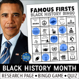 Black History Bingo Game