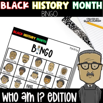 Preview of Who am I? Bingo | Bingo | Black History Month