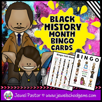 Preview of Black History Month Bingo Game Activities