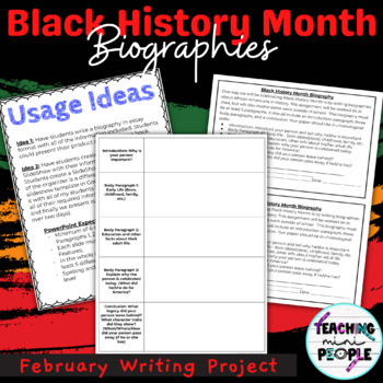 Preview of Black History Month | February Biographies