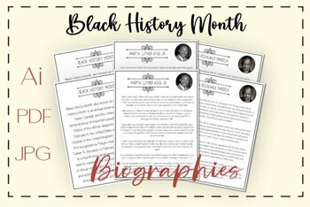 black history month biographies for middle school students