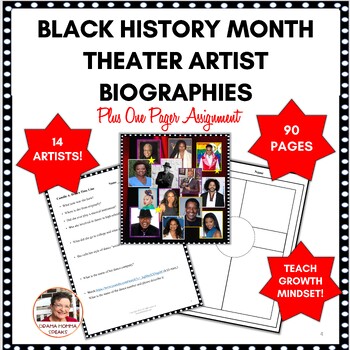 Preview of Black History Month Biography Assignments Ebook Grades 6-8 Black Culture
