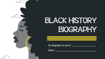 Preview of Black History Month Biography 