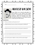 Black History Month Biography: August Wilson