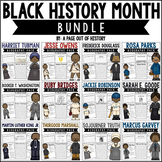 Black History Month Biography Unit Pack Bundle for Social Studies