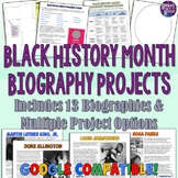 Black History Month Biography Projects with Readings