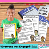 Black History Month | Biography Reading Activity with Part