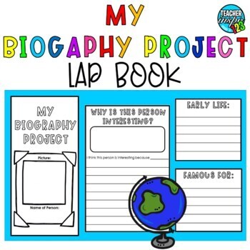 Preview of A Famous Person Biography Project with Informational Writing Graphic Organizer