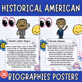Historical American Biography bulletin board posters -26 F