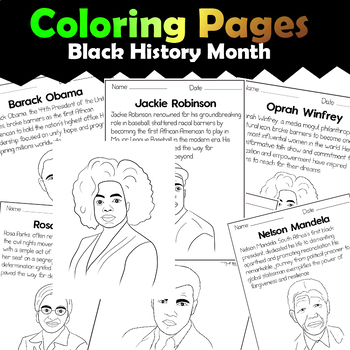 Black History Month | Black History Month Coloring Pages | Biography ...