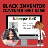 Black History Month Black Inventor Scavenger Hunt Game for