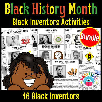 Preview of Black History Month | Black Inventors and Scientists Preschool Activities BUNDLE