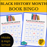 Black History Month Book Bingo for Middle and High School