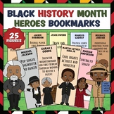 African American Black History Bookmarks | 25 Important Fi