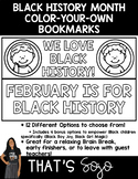 Black History Month Bookmarks (Coloring)