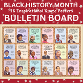 Black History Month Bulletin Board - 18 Inspirational Quot