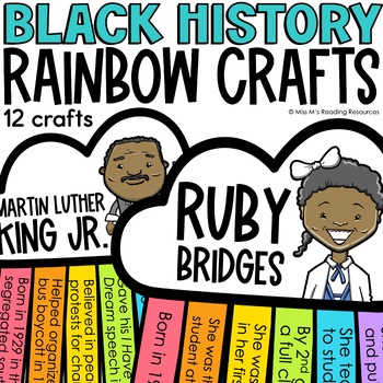 Preview of Black History Month Bulletin Board Craft Martin Luther King Jr Activities