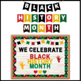 Black History Month Bulletin Board: Banners, Door decorati