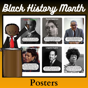 Preview of Black History Month Bulletin Board - Black History Month Posters