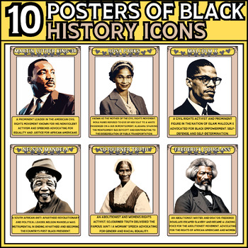 Preview of Black History Month Bulletin Board - Black History Month Posters