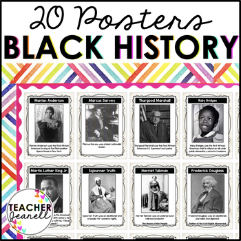 Preview of Black History Month Bulletin Board - Black History Month Posters