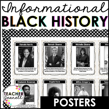 Preview of Black History Month Bulletin Board - Black History Month Posters - Set 2