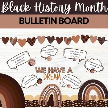 Preview of Black History Month Bulletin Board Classroom Decor Door Decoration