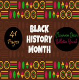 Black History Month Bulletin Board Classroom  Decoration