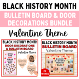 Black History Month Valentine's Day Door Decor & bulletin 