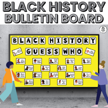 Preview of Black History Month Bulletin Board | Interactive and Easy to Assemble