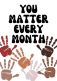Black History Month Bulletin Board/ No cutting! Free Recou