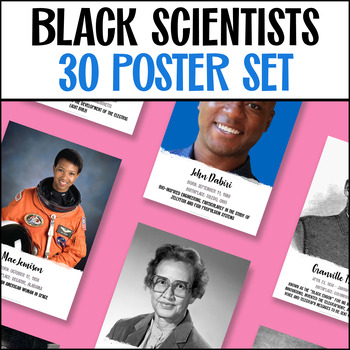 Preview of Black History Month Science - Bulletin Board Posters Scientists and Inventors
