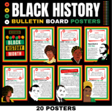 Black History Month Bulletin Board Posters, Colorful Posters
