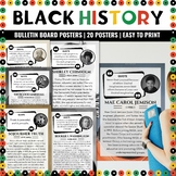 Black History Month Bulletin Board Posters | Quotes and Bi