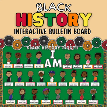 Preview of Black History Month Bulletin Board - SEL - Interactive