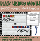 Black History Month Bulletin Board | Writing Template